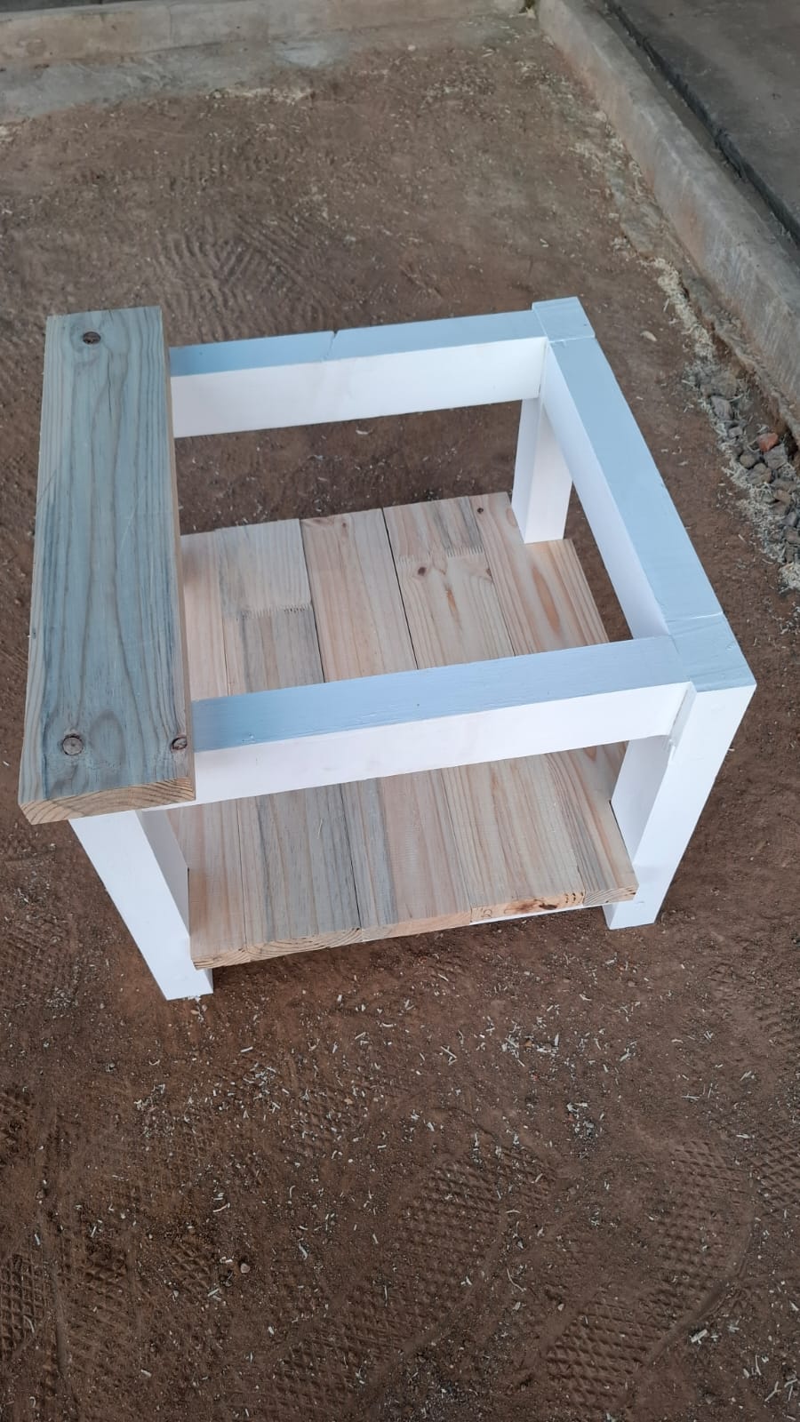 Wooden table built for my sister